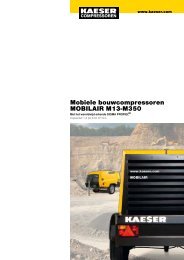 Mobiele bouwcompressoren MOBILAIR M13-M350 - kaeser