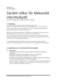 FTR 200 Mekaniskt inbrottsskydd - Svensk FÃ¶rsÃ¤kring