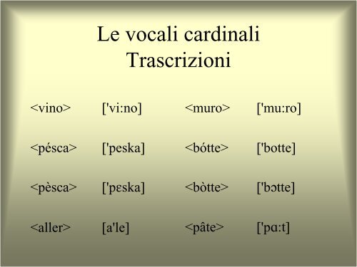 Linguistica generale e applicata Modulo A: Le lingue e il linguaggio