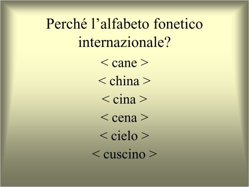 Linguistica generale e applicata Modulo A: Le lingue e il linguaggio