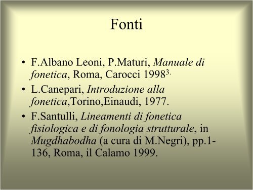 Linguistica generale e applicata Modulo A: Le lingue e il linguaggio