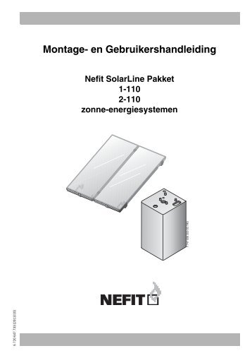 Nefit SolarLine Pakket 1-110 2-110 zonne-energiesystemen