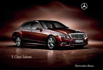 E - Class Saloon - Mercedes-Benz Nigeria