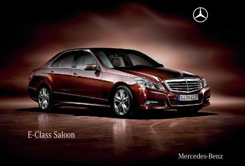 E - Class Saloon - Mercedes-Benz Nigeria