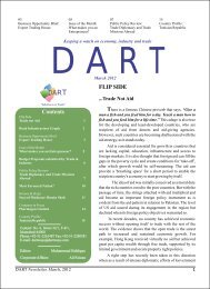DART Newsletter March, 2012 - Consultancy Services in Pakistan