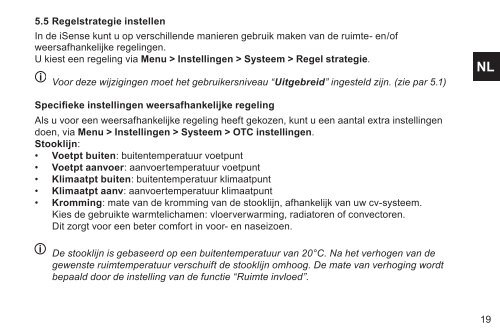 i Sense Klokthermostaat Timer thermostat Thermostat Ã  ... - Remeha