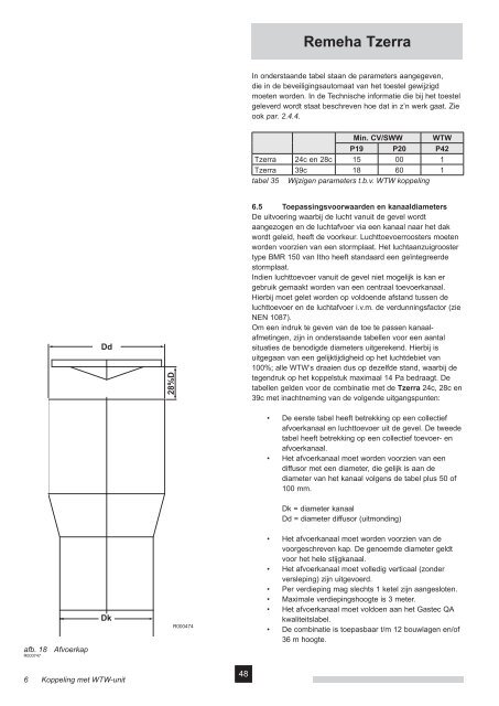 Praktijkboek Rookgasafvoersystemen Tzerra - Remeha