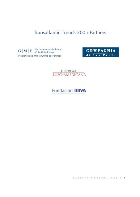 Transatlantic Trends 2005 [pdf] - Compagnia di San Paolo