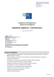 ingenierÃ­a ambiental y bioprocesos - Vicerreitorado de InvestigaciÃ³n ...