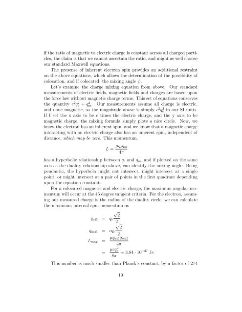 Exercises with Magnetic Monopoles - Kurt Nalty