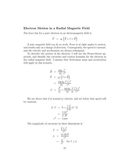 Exercises with Magnetic Monopoles - Kurt Nalty