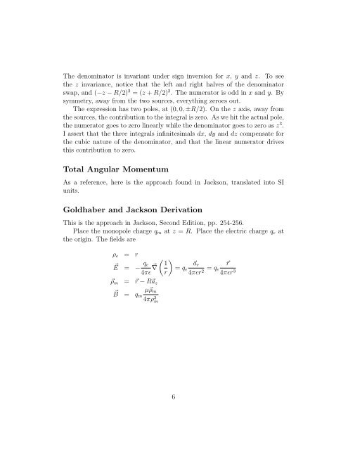 Exercises with Magnetic Monopoles - Kurt Nalty