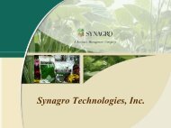 Synagro Biosolid Review - SCAP