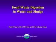 110428 LACSD ppt re research on food waste digestion - SCAP