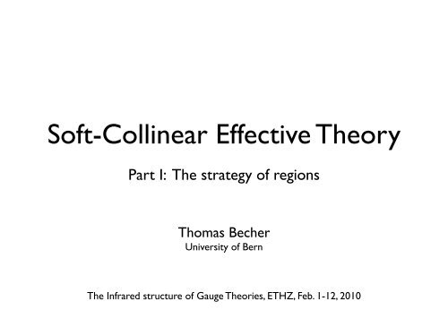 Soft-Collinear Effective Theory