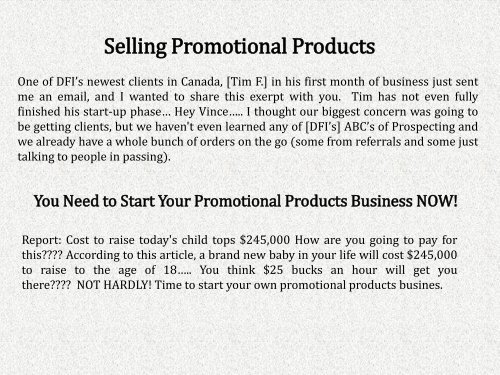 Promotional Products Distributor