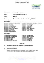 Public reports pack PDF 6 MB - Council meetings - Cherwell District ...