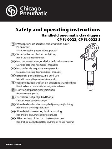 Safety and operating instructions - Jackhammers.com