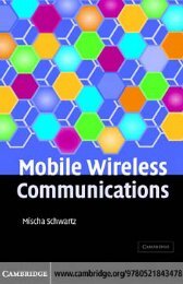 Mobile Wireless Communications - Department of Electrical ...