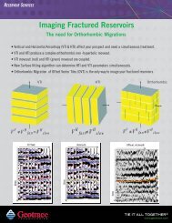 Orthorhombic Migration - Imaging Fractured Reservoirs