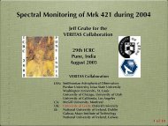 My Talk on Mrk 421 (India, ICRC 2005) - University of Leeds