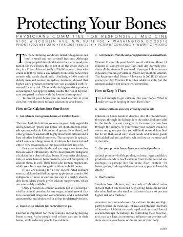 Protecting Your Bones