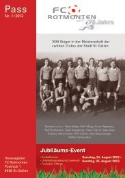 75 Jahre - FC Rotmonten