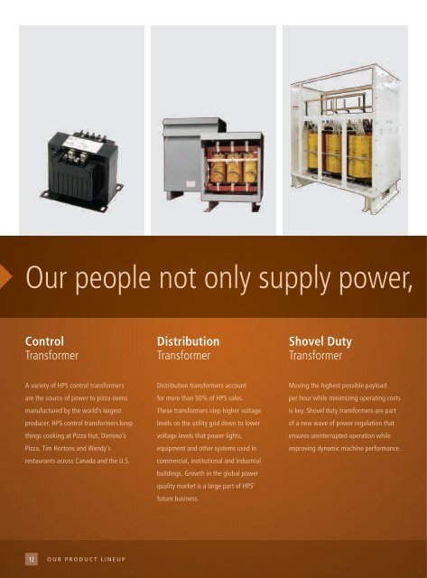 Hammond Power Solutions | Annual Report 2010