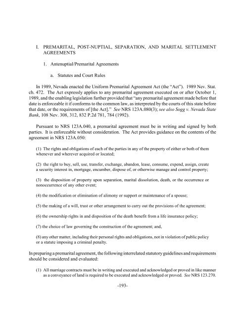 Premarital Post Nuptial Separation And Marital Willick Law Group