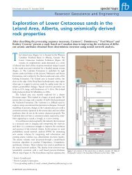 Exploration of Lower Cretaceous sands in the Leland Area, Alberta ...