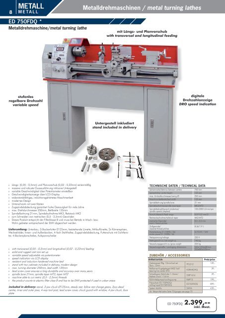 HOLZMANN Metall 2015/16