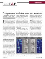 Pore pressure prediction sees improvements - Geotrace ...