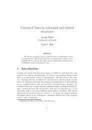 Canonical bases in o-minimal and related structures - CiteSeerX