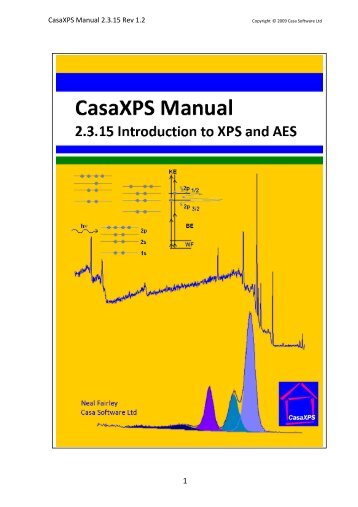 CasaXPS Manual 2.3.15 Rev 1.2