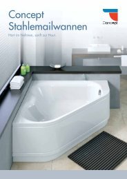 Concept Stahlemailwannen