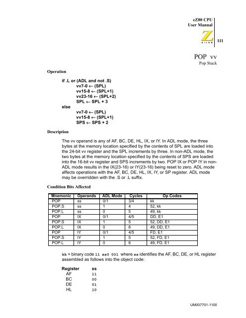 eZ80 CPU - writeframeofmind.biz