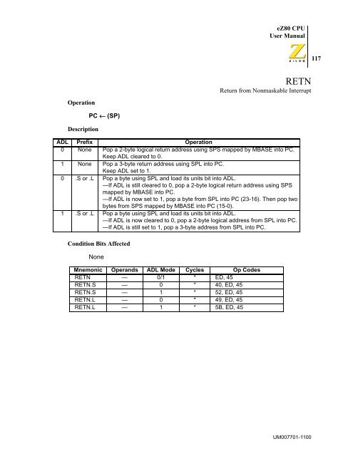 eZ80 CPU - writeframeofmind.biz