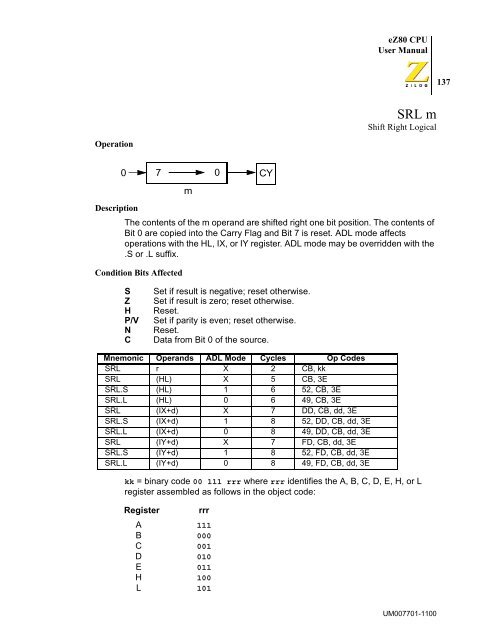 eZ80 CPU - writeframeofmind.biz