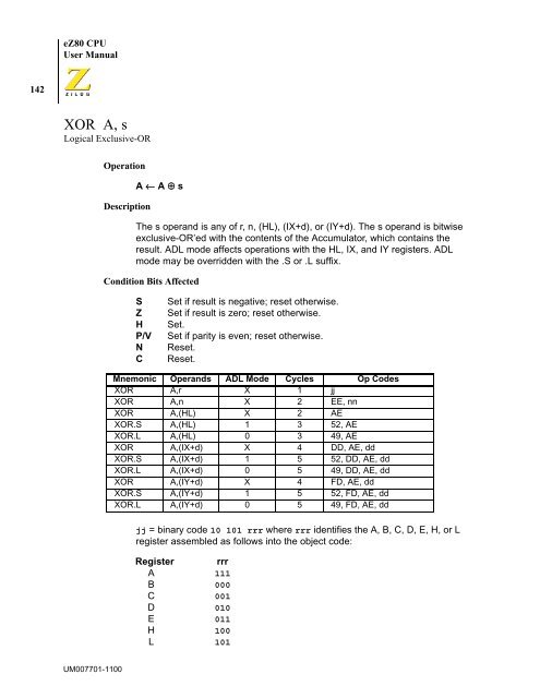 eZ80 CPU - writeframeofmind.biz