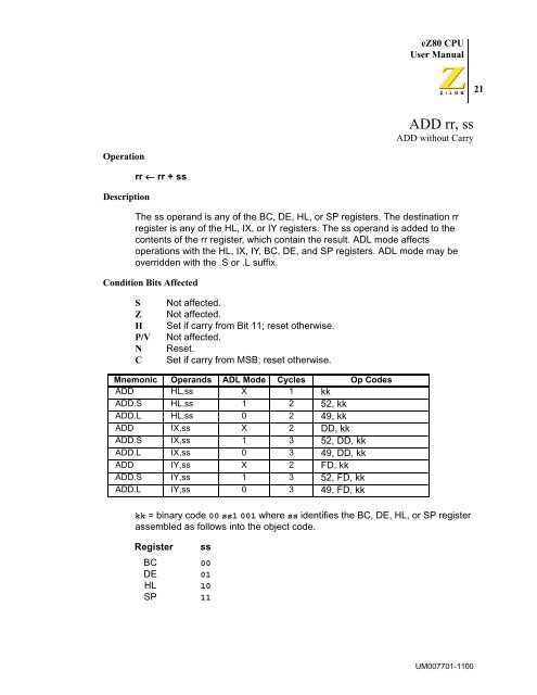 eZ80 CPU - writeframeofmind.biz