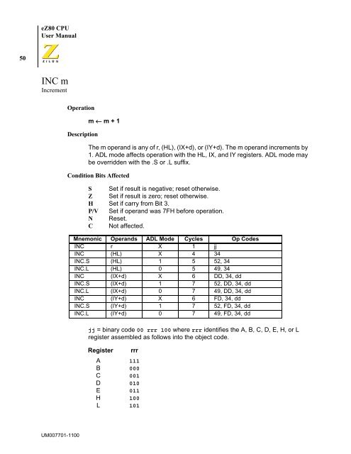 eZ80 CPU - writeframeofmind.biz