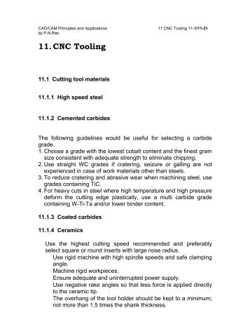 11.CNC Tooling