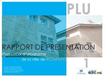 RAPPORT DE PRESENTATION - Romans