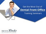 Benefits of Dental Front Office Training Online