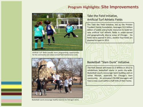 2012-2016 Capital Improvement Plan. - Chicago Park District