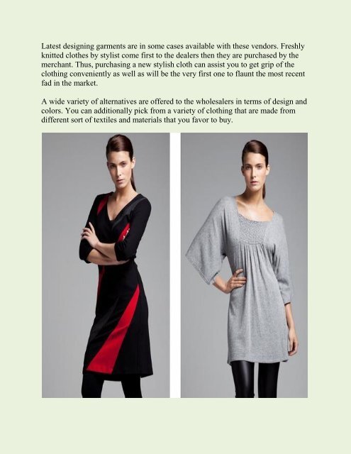 Benefits Of Acquiring Designer Wholesale Garments