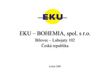 EKU â BOHEMIA, spol. s r.o. - biomasa-info.sk