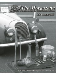 Morgazette July-August 2011 Issue - Morgan Cars for Sale