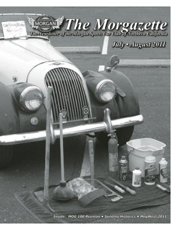 Morgazette July-August 2011 Issue - Morgan Cars for Sale