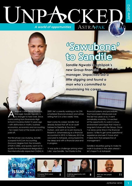 'Sawubona' to Sandile